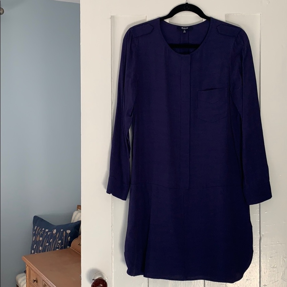 Madewell Women’s Navy Blue Tunic Dress Medium
